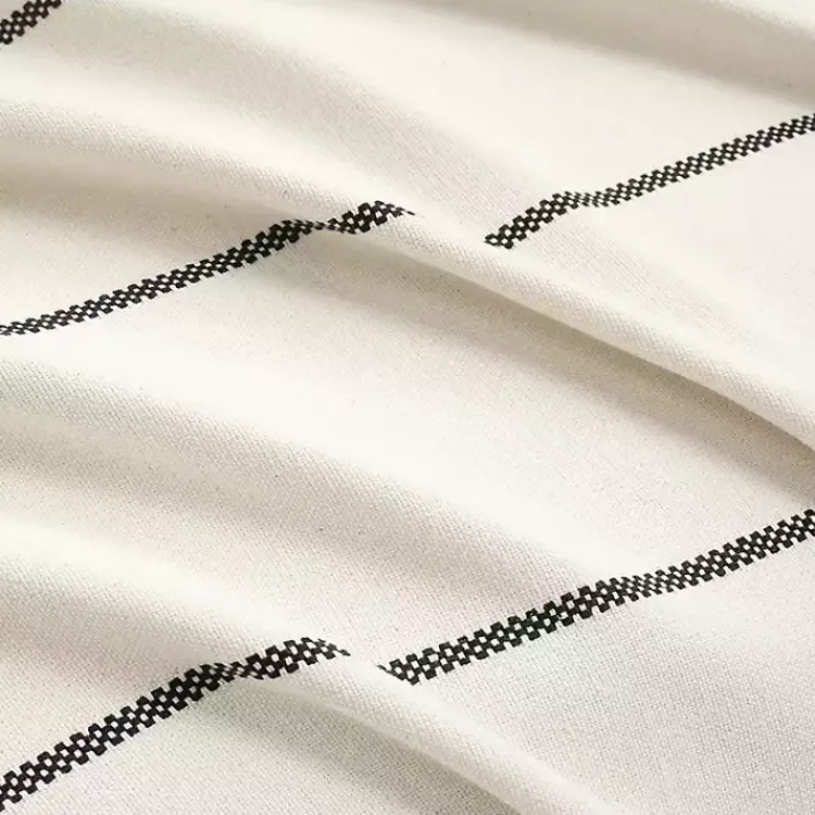 Kirklands Home Bedspreads & Coverlets|and Black Striped King Coverlet Ivory