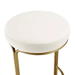 Kirklands Home Bar Stools & Counter Height Stools|and Gold Carson Counter Stools, Set of 2 Ivory