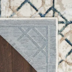 Kirklands Home Area Rugs|Art Deco Bordered Area Rug, 7x9 Ivory