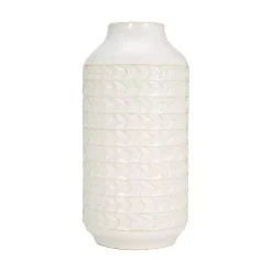 Clearance Ivory Aztec Vase, 13in Vases