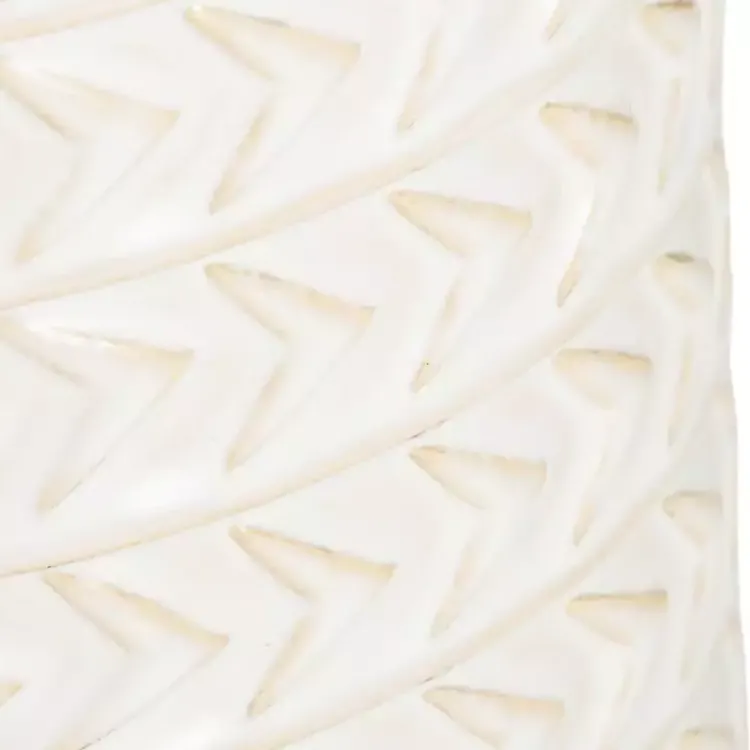 Clearance Ivory Aztec Vase, 13in Vases