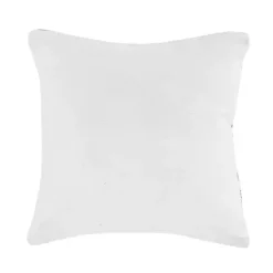 Ivory Border Natural Close Woven Jute Pillow Pillows