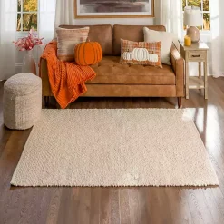 Kirklands Home Area Rugs|Boucle Area Rug, 4x6 Ivory