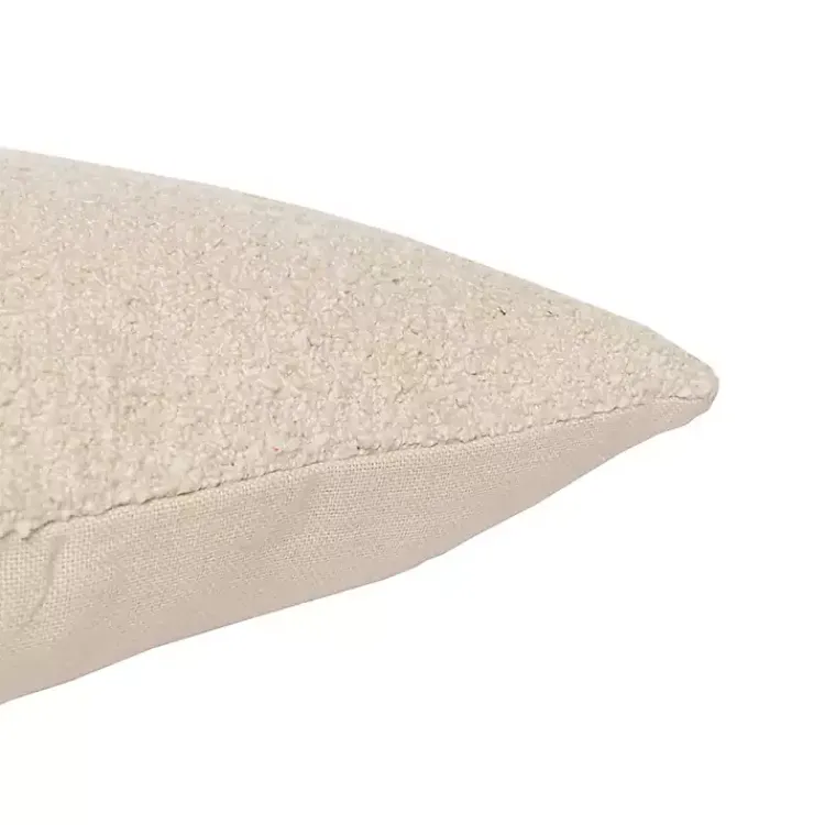 Discount Boucle Handwoven Pillow Pillows