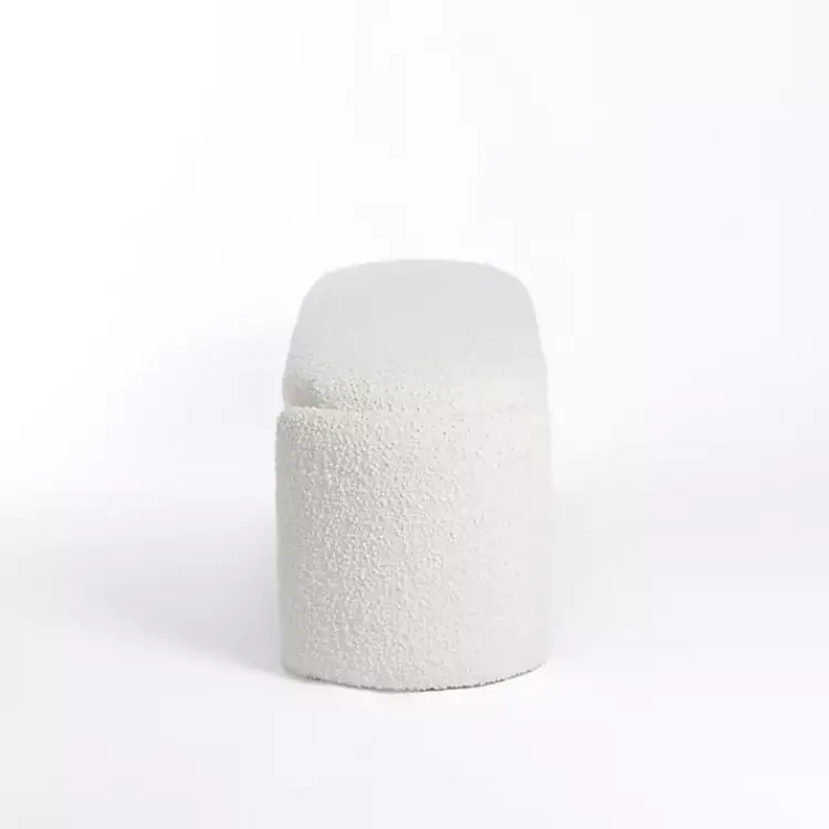 Kirklands Home Benches & Ottomans|Boucle Storage Bench Ivory