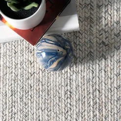 Kirklands Home Area Rugs|Ivory Braided Lefebvre Area Rug, 12x18