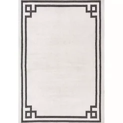 Kirklands Home Area Rugs|Ivory Classic Border Area Rug, 5x7