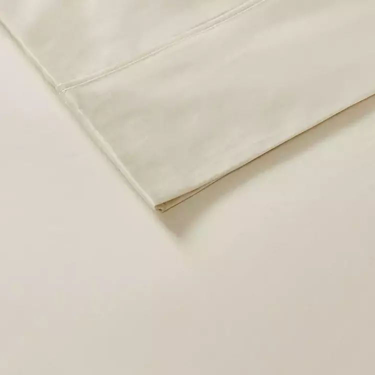 Kirklands Home Bed Sheets|Cotton Blend Sateen 6-pc. King Sheet Set Ivory