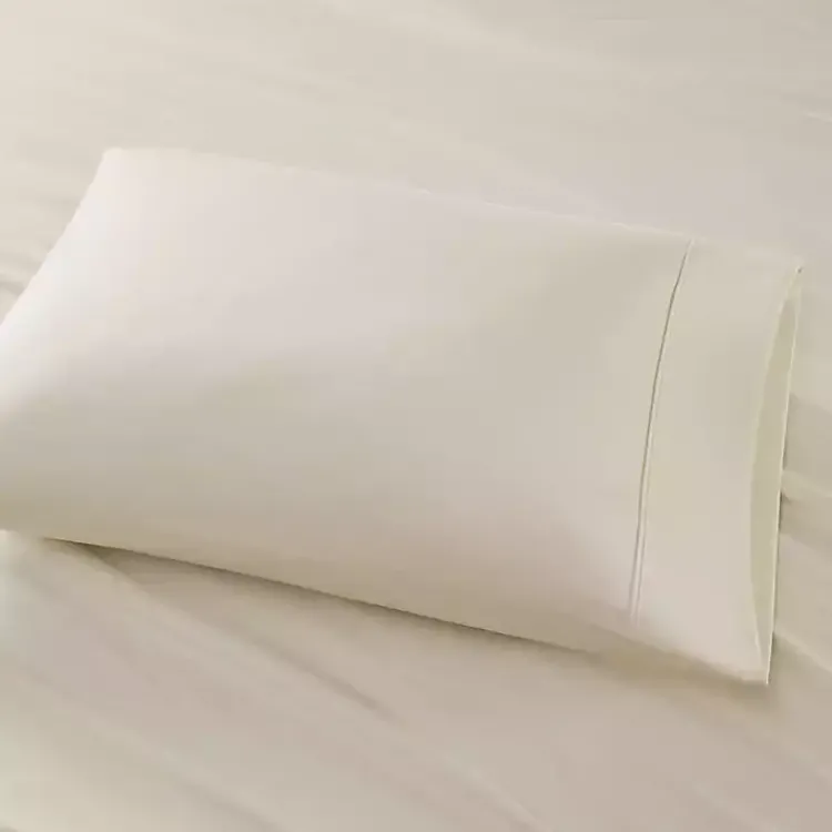 Kirklands Home Bed Sheets|Cotton Blend Sateen 6-pc. King Sheet Set Ivory