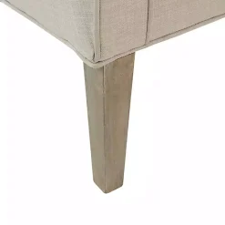 Kirklands Home Accent Chairs|Curved Wingback Accent Chair Ivory