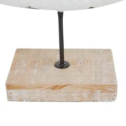 New Ivory Distressed Coastal Fish School Statue Statues & Figurines