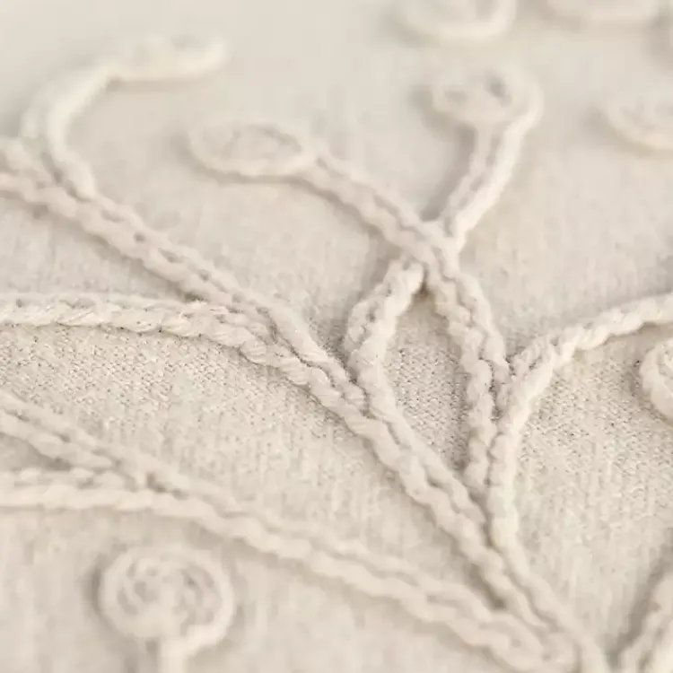 New Embroidered Botanical Pillow Pillows