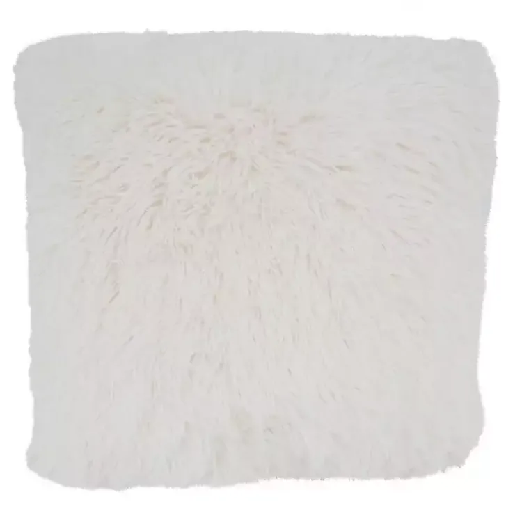 New Faux Fur Throw Pillow Pillows
