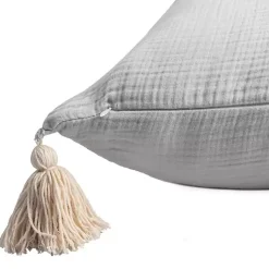 Best Gauze Organic Tassel Throw Pillow Pillows