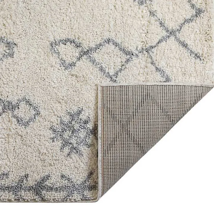 Kirklands Home Area Rugs|Geometric Runner Ivory