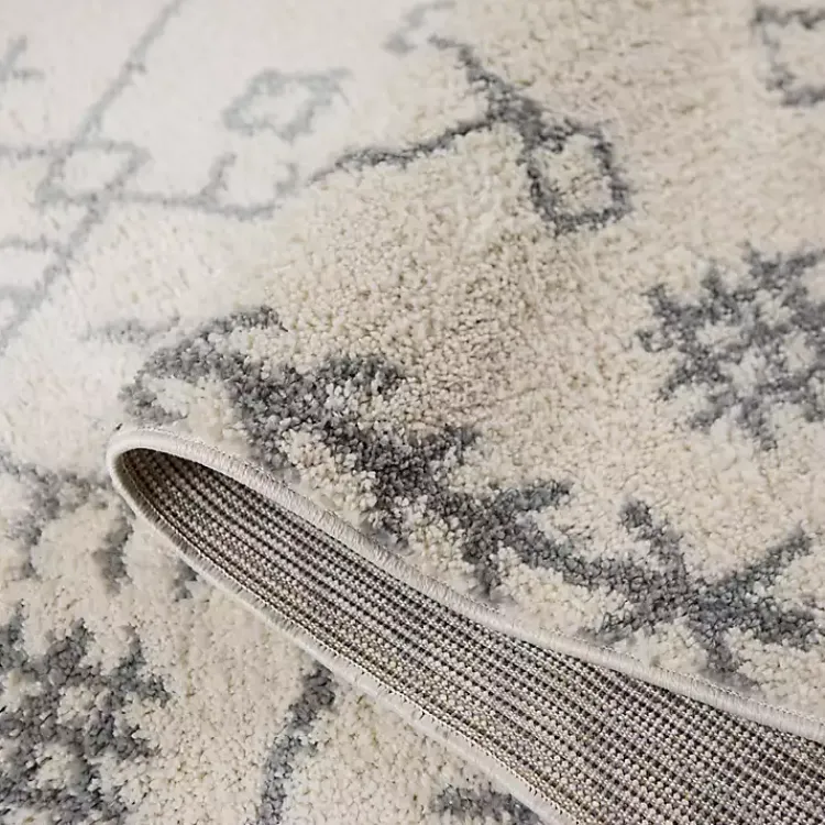 Kirklands Home Area Rugs|Geometric Runner Ivory