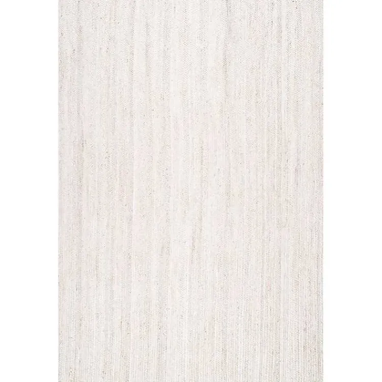 Kirklands Home Area Rugs|Hand Woven Rigo Jute Area Rug, 9x12 Ivory