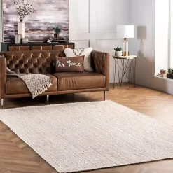 Kirklands Home Area Rugs|Hand Woven Rigo Jute Area Rug, 9x12 Ivory