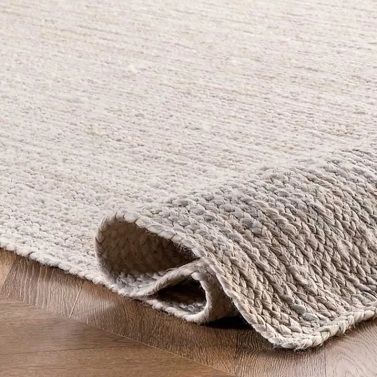 Kirklands Home Area Rugs|Hand Woven Rigo Jute Area Rug, 9x12 Ivory