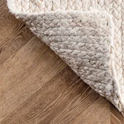 Kirklands Home Area Rugs|Hand Woven Rigo Jute Area Rug, 9x12 Ivory