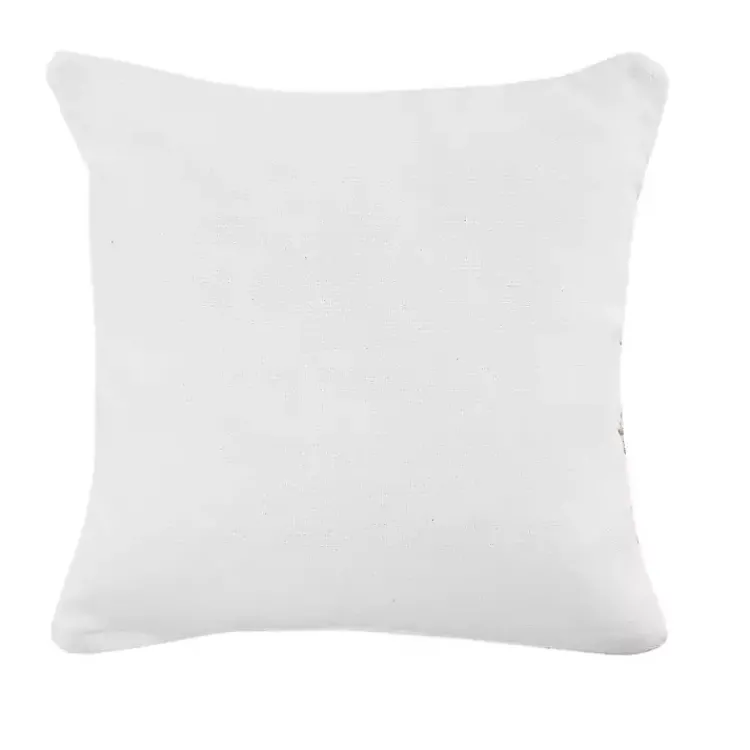 Discount Ivory Interwoven Jute Pillow Pillows