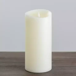 LED Soft Flame Pillar Candle, 5x11 in. Flameless Candles