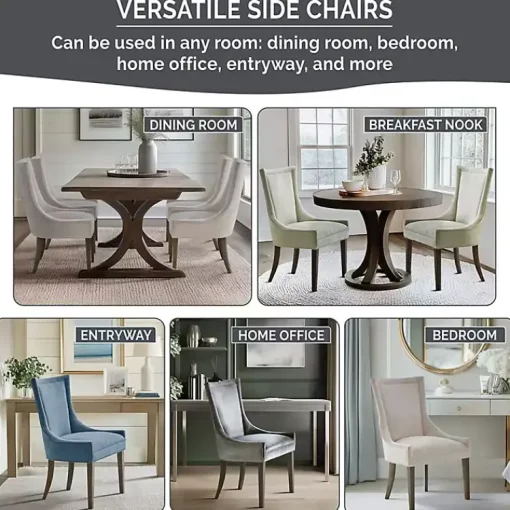 Kirklands Home Dining Chairs|Madison Park Ultra Dining Chairs, Set of 2 Ivory
