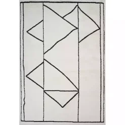 Kirklands Home Area Rugs|Ivory Moroccan Area Rug, 5x7