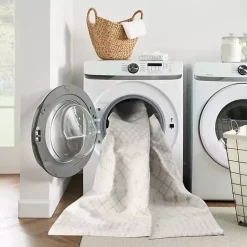 Kirklands Home Area Rugs|Moroccan Washable Area Rug, 5x7 Ivory