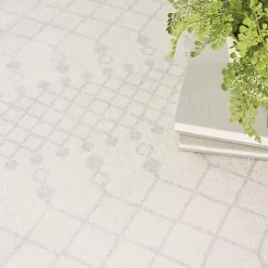 Kirklands Home Area Rugs|Moroccan Washable Area Rug, 6x9 Ivory