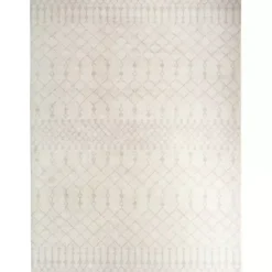 Kirklands Home Area Rugs|Moroccan Washable Area Rug, 7x10 Ivory