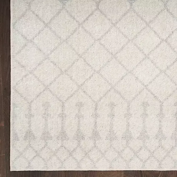 Kirklands Home Area Rugs|Moroccan Washable Runner, 2x12 Ivory