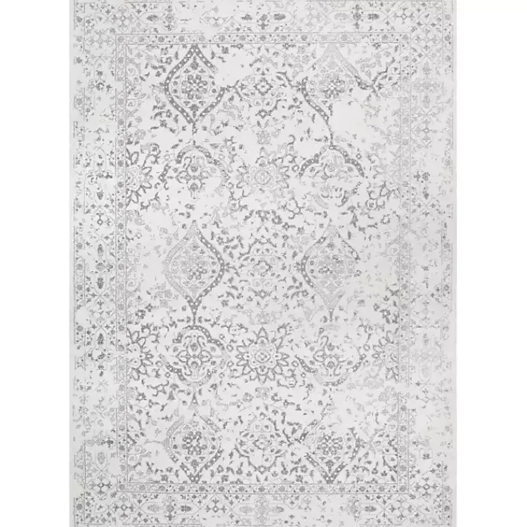 Kirklands Home Accent Rugs|Ivory Odell Vintage Accent Rug