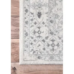 Kirklands Home Accent Rugs|Ivory Odell Vintage Accent Rug