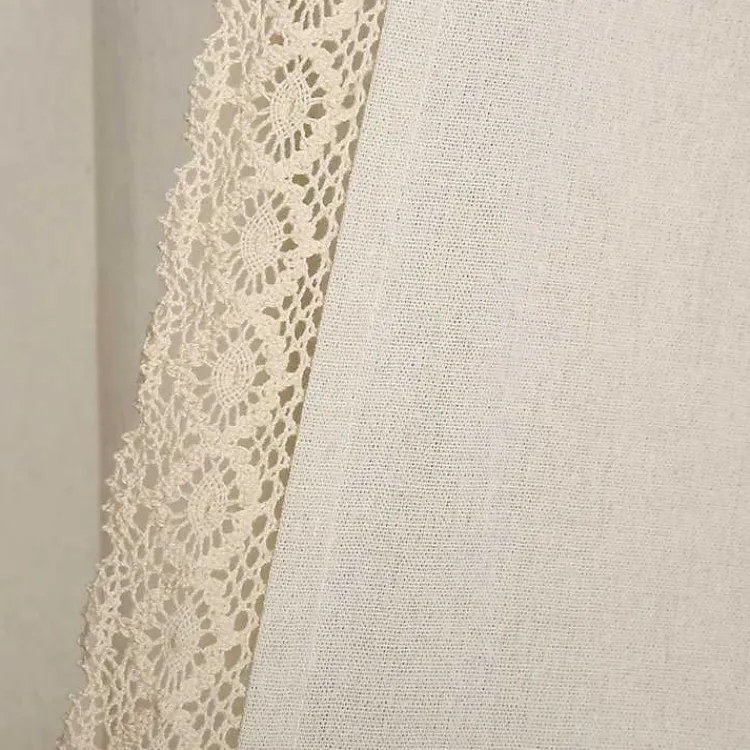 Kirklands Home Curtains & Drapes|Rosalie Curtain Panel Set, 108 in. Ivory