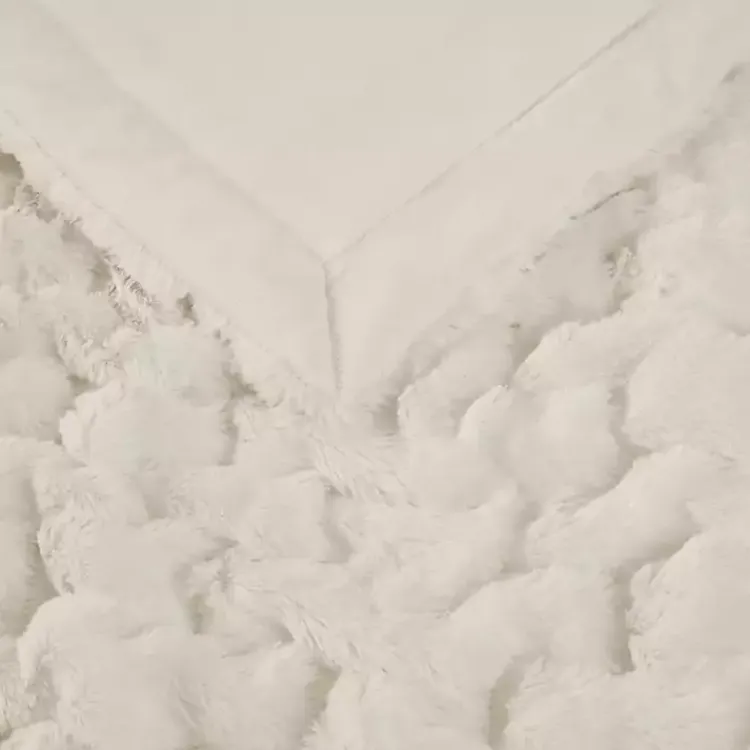 Sale Ruched Fur Throw Blankets & Throws