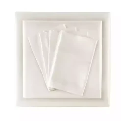 Kirklands Home Bed Sheets|Satin 6-pc. Full Sheet Set Ivory