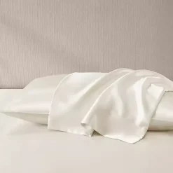 Kirklands Home Bed Sheets|Satin Standard 2-pc. Pillow Case Set Ivory