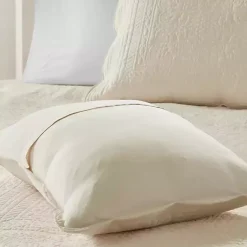 Kirklands Home Bedspreads & Coverlets|Scalloped Monica 3-pc. King Coverlet Set Ivory