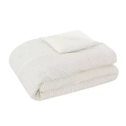 Kirklands Home Comforters|Seersucker 3-pc. Full/Queen Comforter Set Ivory