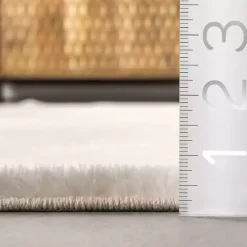 Kirklands Home Area Rugs|Shag Washable Area Rug, 8x10 Ivory