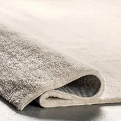 Kirklands Home Area Rugs|Shag Washable Area Rug, 8x10 Ivory