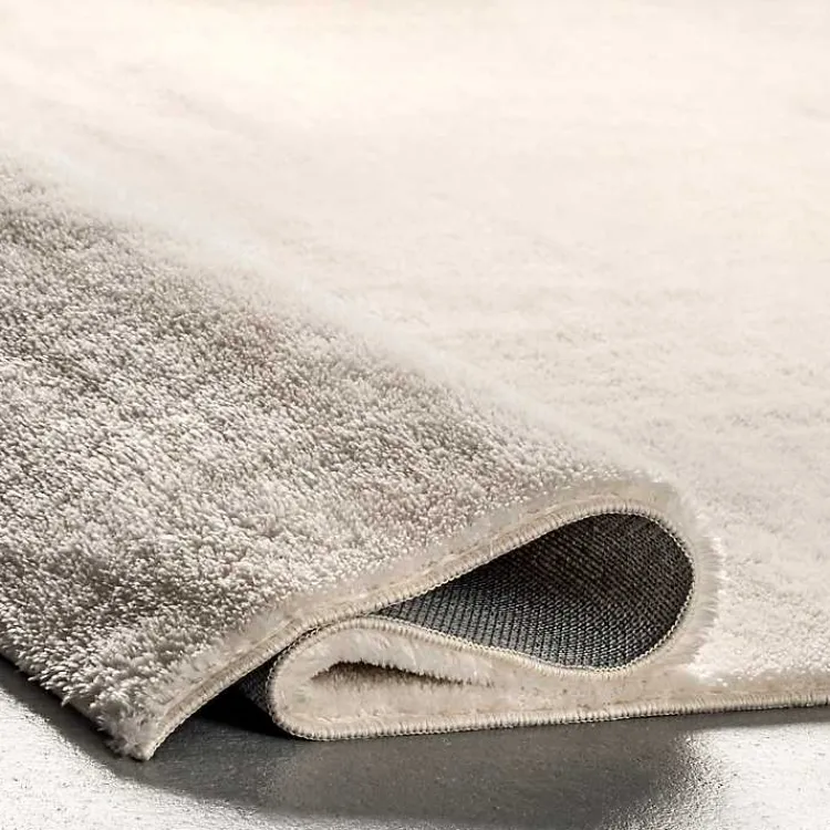 Kirklands Home Area Rugs|Shag Washable Area Rug, 8x10 Ivory