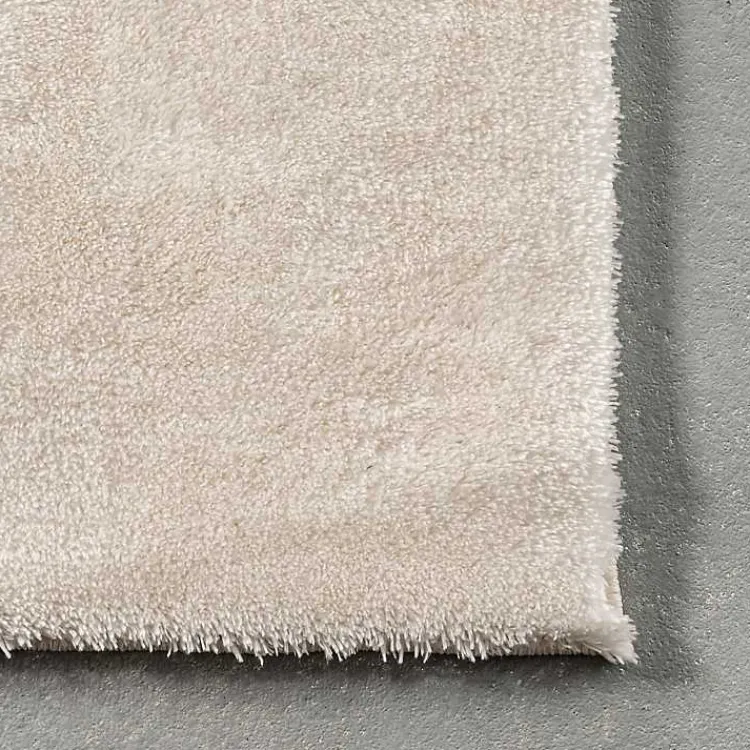 Kirklands Home Area Rugs|Shag Washable Area Rug, 8x10 Ivory