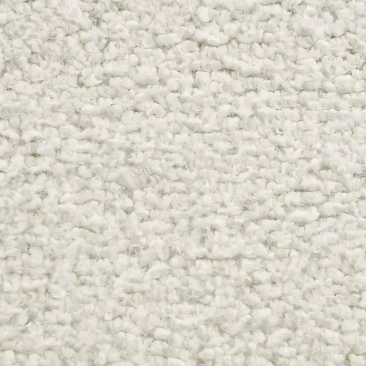 Kirklands Home Benches & Ottomans|Ivory Sherpa & Pine Rectangle Storage Ottoman