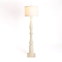 Kirklands Home Floor Lamps|Spindle Charlotte Floor Lamp Ivory