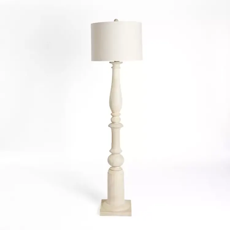 Kirklands Home Floor Lamps|Spindle Charlotte Floor Lamp Ivory