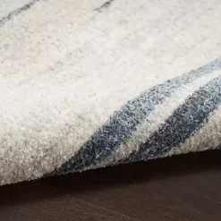 Kirklands Home Area Rugs|Ivory Striated Sphere Washable Runner, 2x10