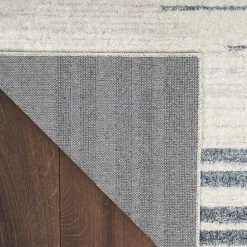 Kirklands Home Area Rugs|Ivory Striated Sphere Washable Area Rug, 7x10