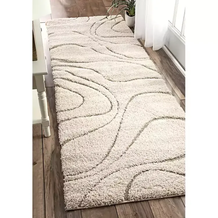 Kirklands Home Area Rugs|Swirl Carolyn Runner Ivory